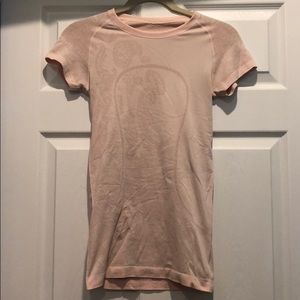 Lululemon pink swiftly t-shirt